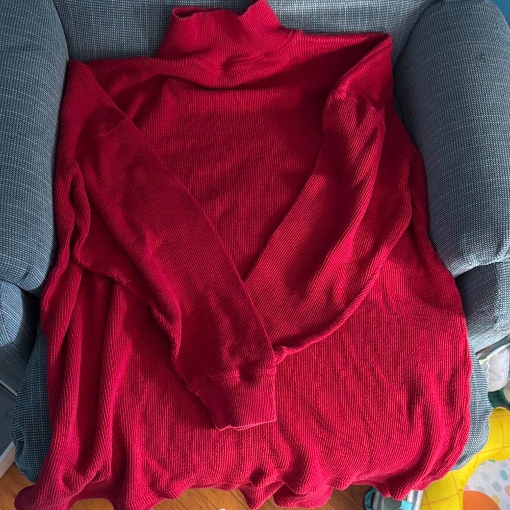 Victoria's Secret Bold Red Turtleneck Sweater